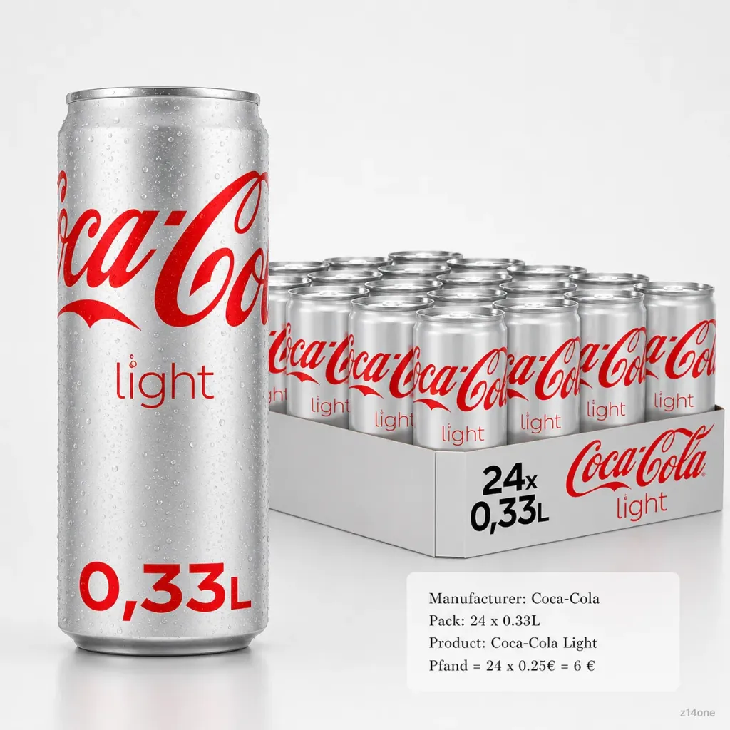 [01-0084] Coca Cola Light  DOSE ( 24 x 0,33 L )