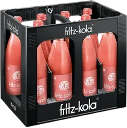 Fritz Bio Rabarberschorle  GLASS ( 10 x 0,5 L )