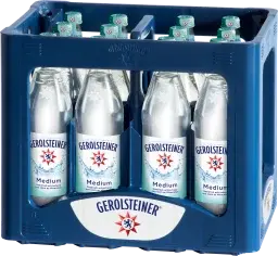 [02-0027] Gerolsteiner Medium GLASS ( 12 x 0,75 L )