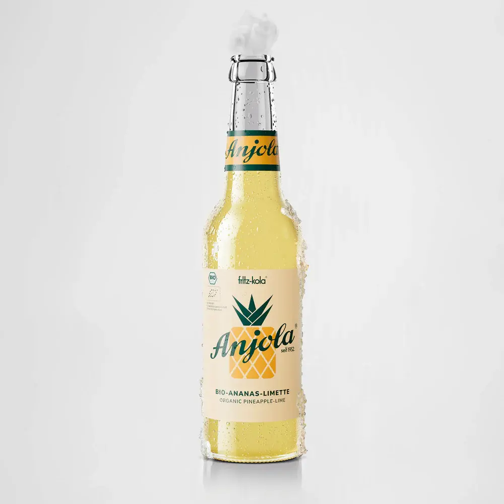 [02-0317] Fritz Anjola Bio Ananas Limette  GLASS ( 24 x 0,33 L )