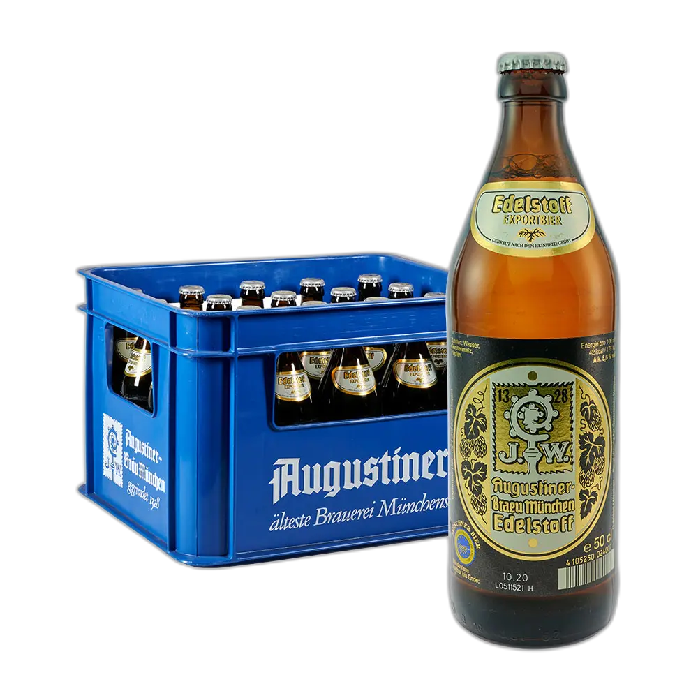 [02-0082] Augustiner Edelstoff  GLASS ( 20 x 0,5 L )