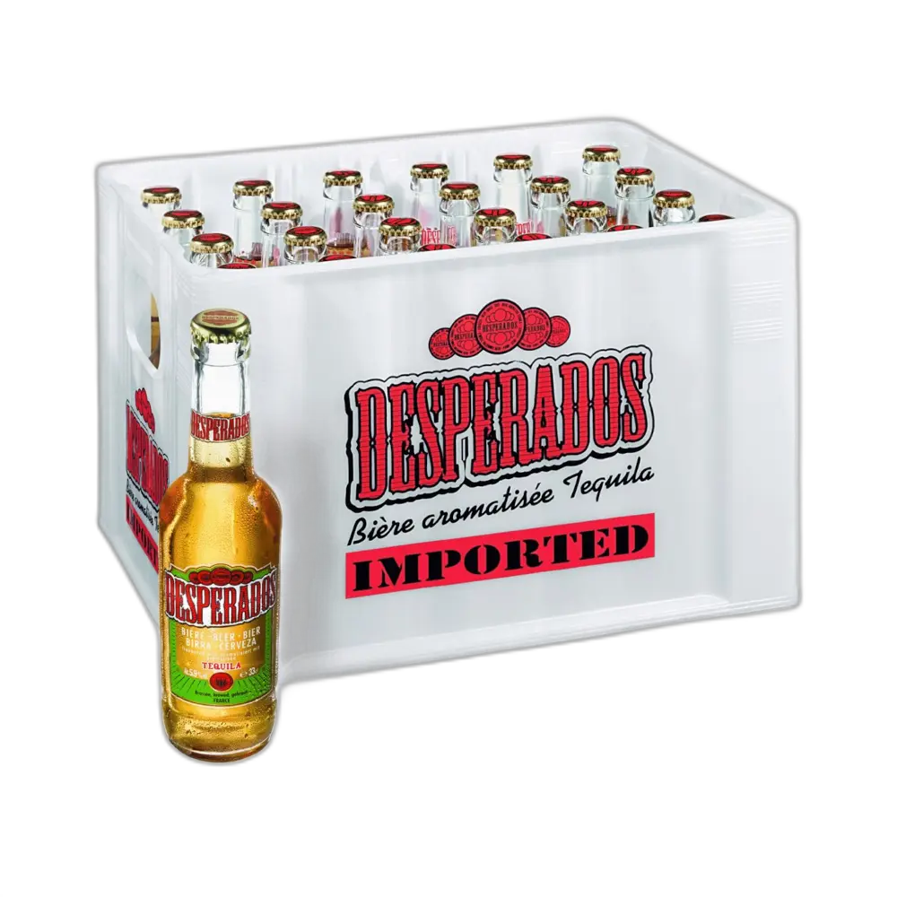 [02-0125] Desperados  GLASS ( 24 x 0,33 L )