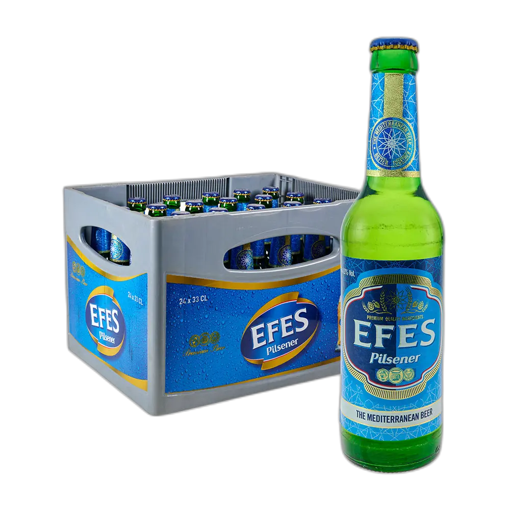 [02-0126] Efes Pilsener  GLASS ( 24 x 0,33 L )