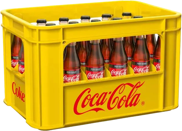 [02-0163] Coca Cola Zero   GLASS ( 24 x 0,33 L )