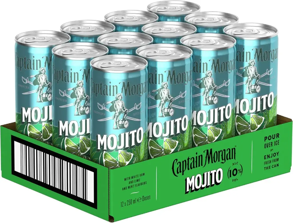 Captain Morgan White Mojito  DOSE ( 12 x 0,25 L )
