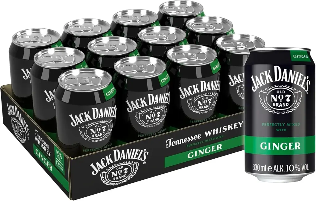 [01-0021] Jack Daniels Ginger  DOSE ( 12 x 0,33 L )