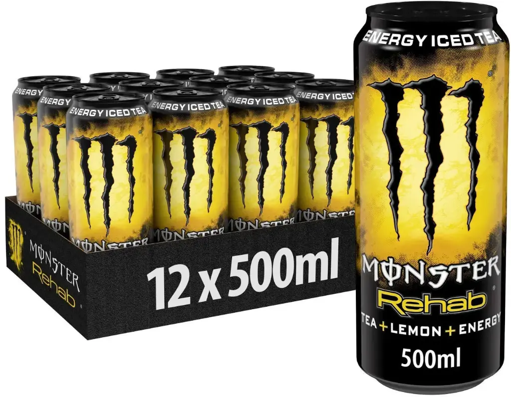[01-0105] Monster Rehab Lemon  DOSE ( 12 x 0,5 L )