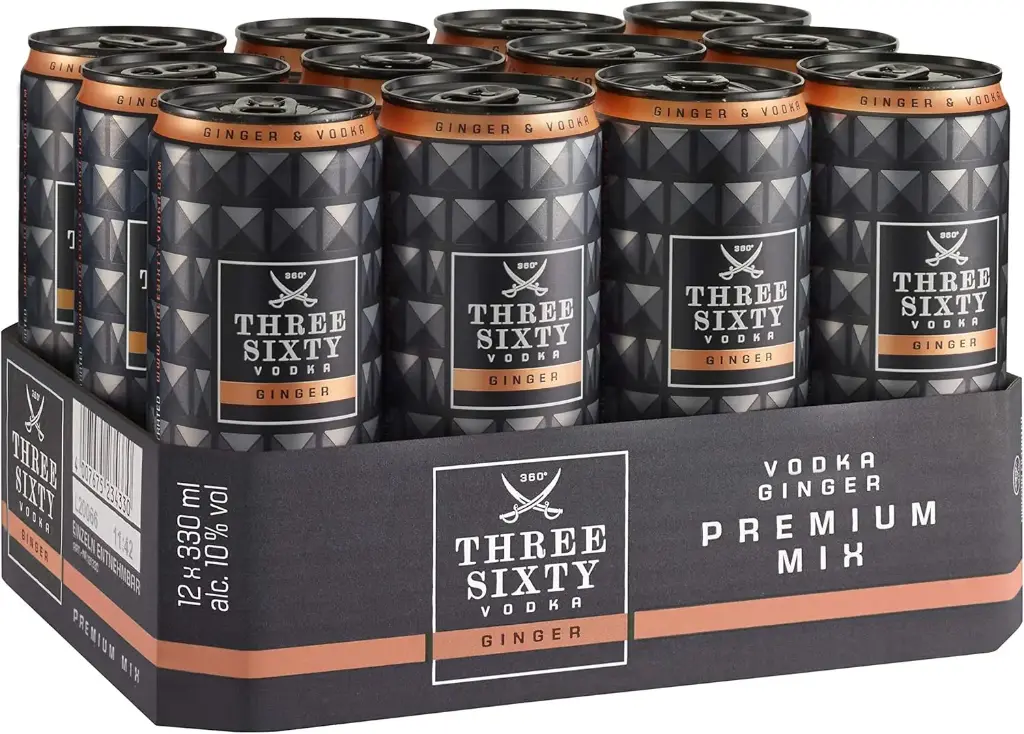 [01-0039] Three Sixty Ginger  DOSE ( 12 x 0,33 L )