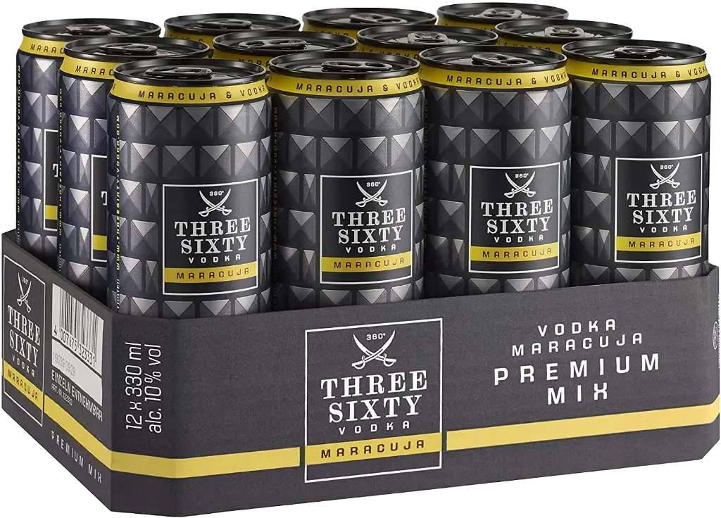 [01-0041] Three Sixty Maracuja  DOSE ( 12 x 0,33 L )