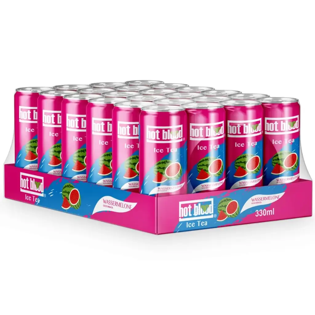[01-0143] Hot Blood Watermelon Icetea  DOSE ( 24 x 0,33 L )