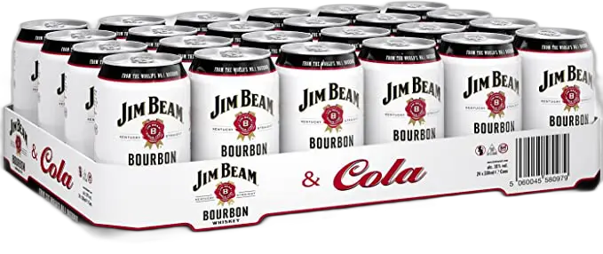[01-0059] Jim Beam&Cola  DOSE ( 24 x 0,33 L )