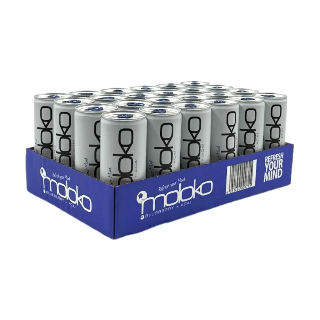 [01-0114] Moloko Blueberry + Acai  DOSE ( 24 x 0,25 L )