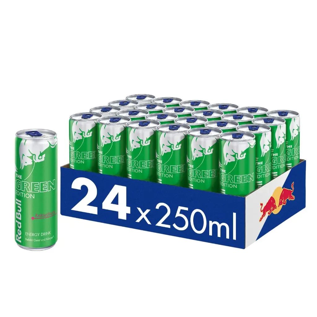 [01-0068] Red Bull Green (Kaktusfrucht) ( 24 x 0.25L )