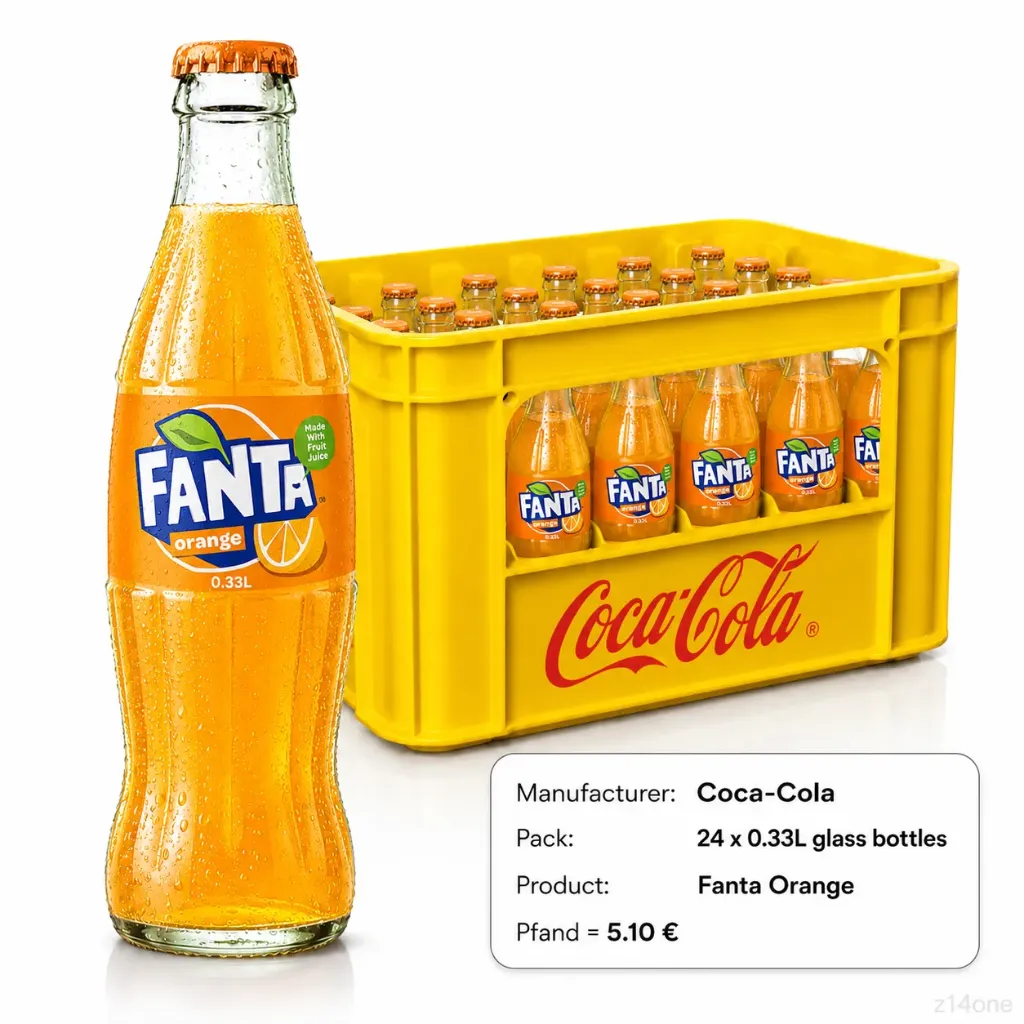 [02-0165] Fanta   GLASS ( 24 x 0,33 L )