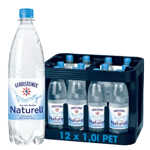 [03-0047] Gerolsteiner Naturel  PET ( 12 x 1 L )