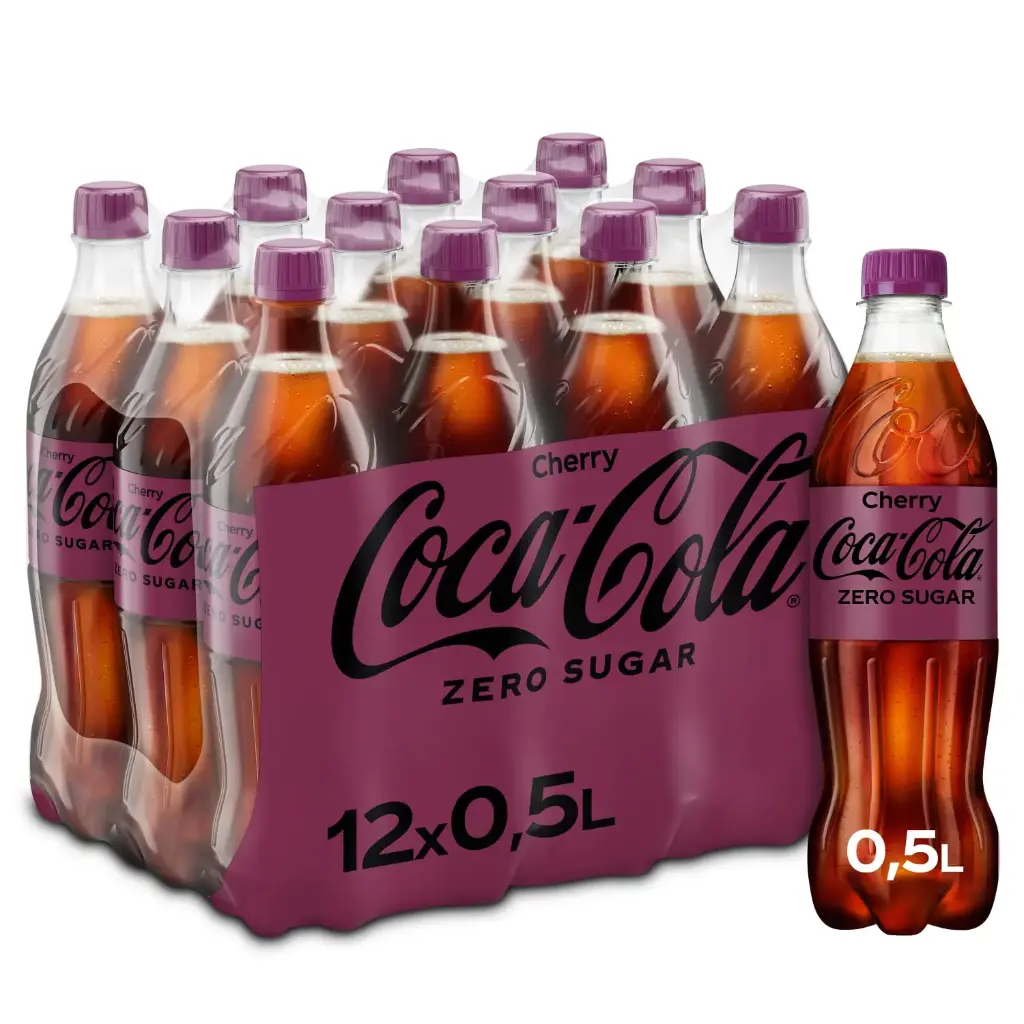[03-0059] Coca Cola Cherry Zero   PEW ( 12 x 0,5 L )