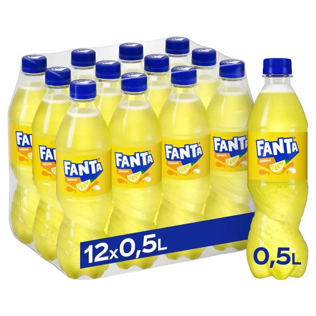 [03-0119] Fanta Lemon   PEW ( 12 x 0,5 L )