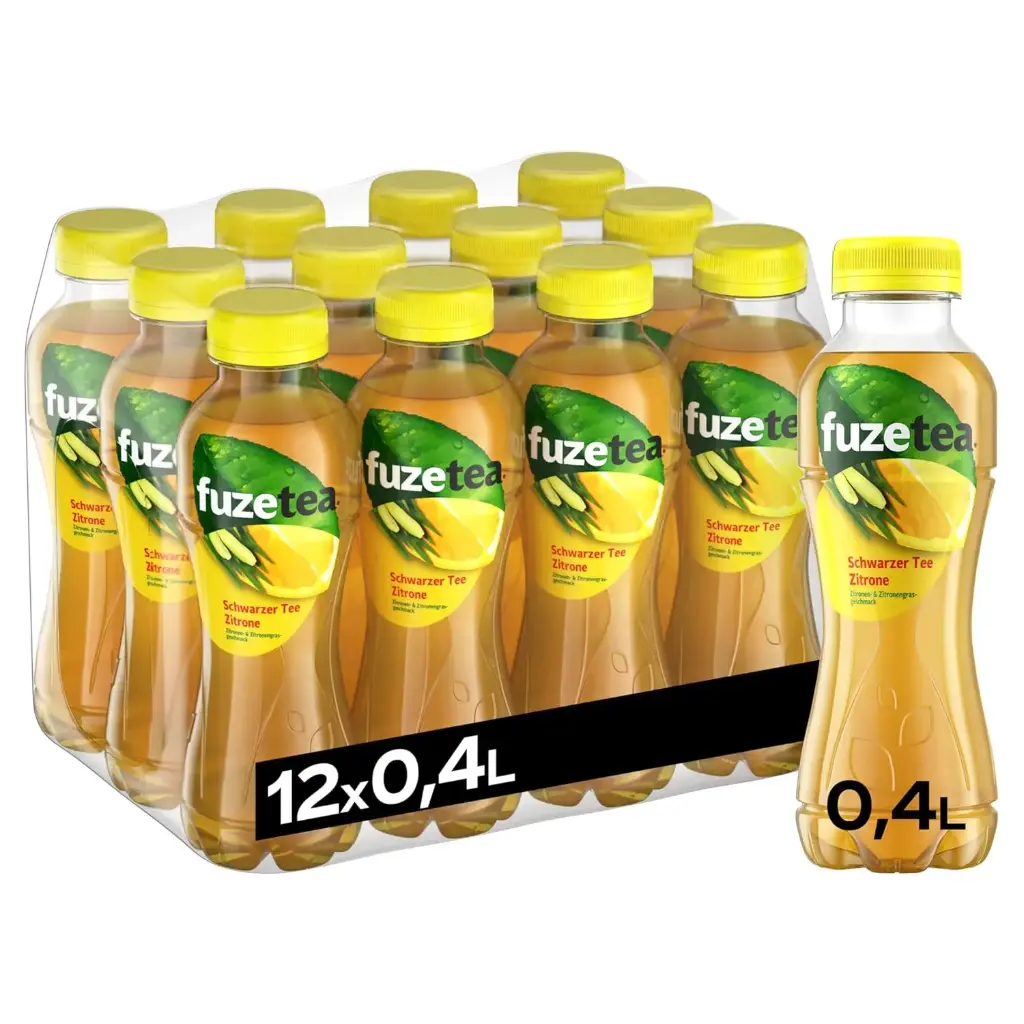 [03-0140] Fuze Tea Zitrone Zitronengras   PEW ( 12 x 0,4 L )