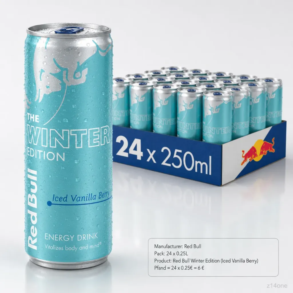 Red Bull Winter (Iced Vanilla Berry) DOSE ( 24 x 0.25L )