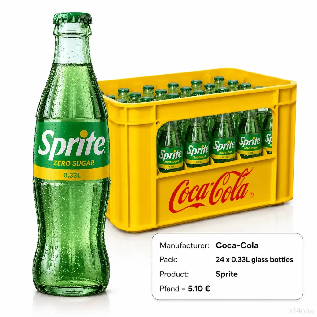 [02-0167] Sprite   GLASS ( 24 x 0,33 L )