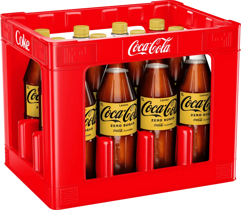 [03-0149] Coca Cola Zero Lemon  PET ( 12 x 1 L )