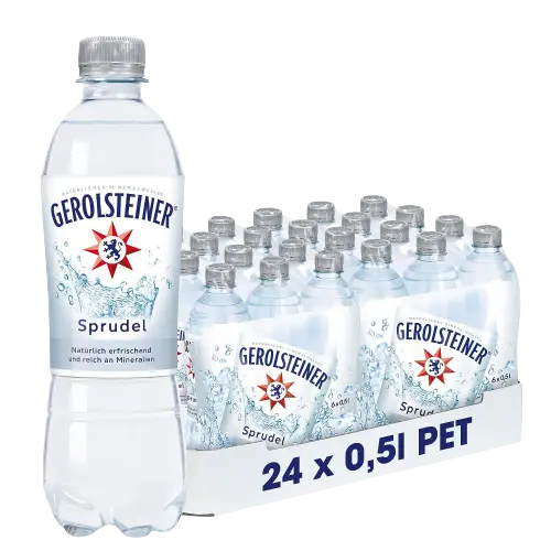 [03-0123] Gerolsteiner Sprudel  PEW ( 24 x 0,5 L )