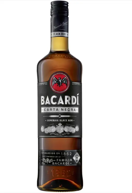 Bacardi Carta Negra Rum 40% Vol. 0.7 L