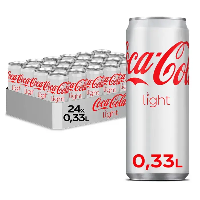 [01-0084] Coca Cola Light  DOSE ( 24 x 0,33 L )