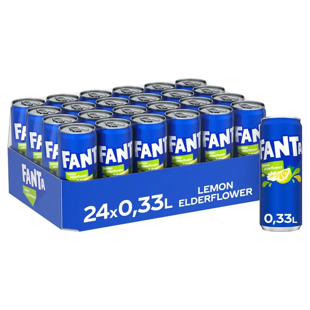[01-0088] Fanta Lemon & Elderflower  DOSE ( 24 x 0,33 L )