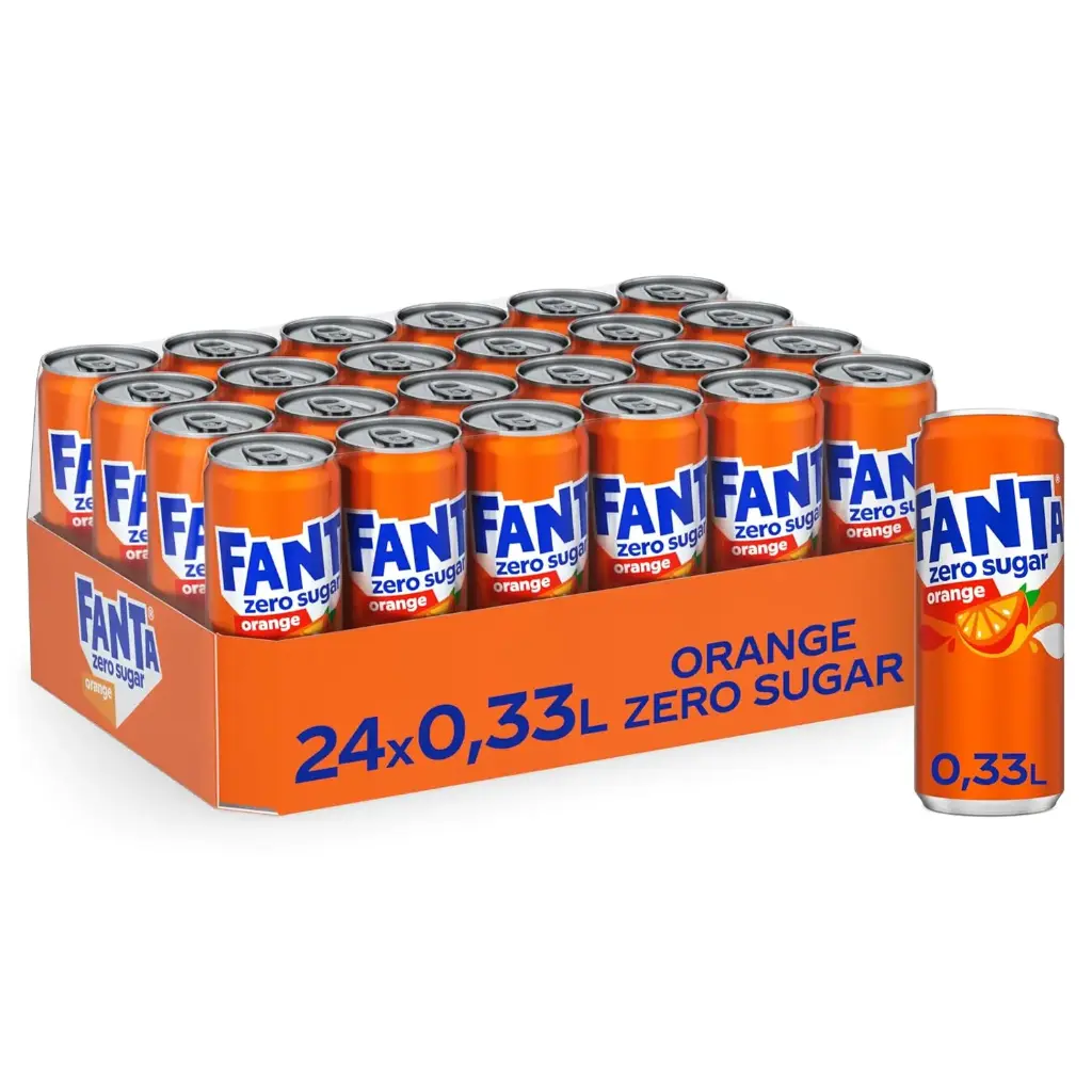 [01-0163] Fanta Zero  DOSE ( 24 x 0,33 L )