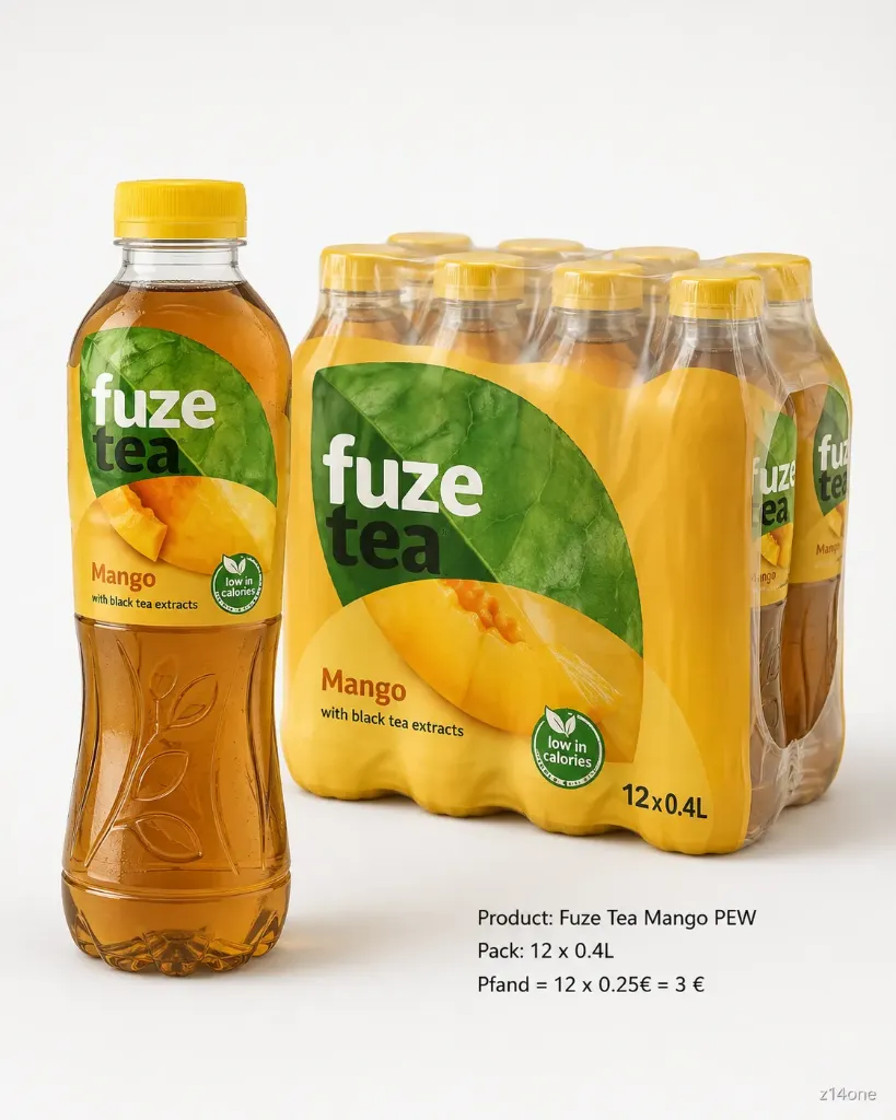 [03-0031] Fuze Tea Mango   PEW ( 12 x 0,4 L )