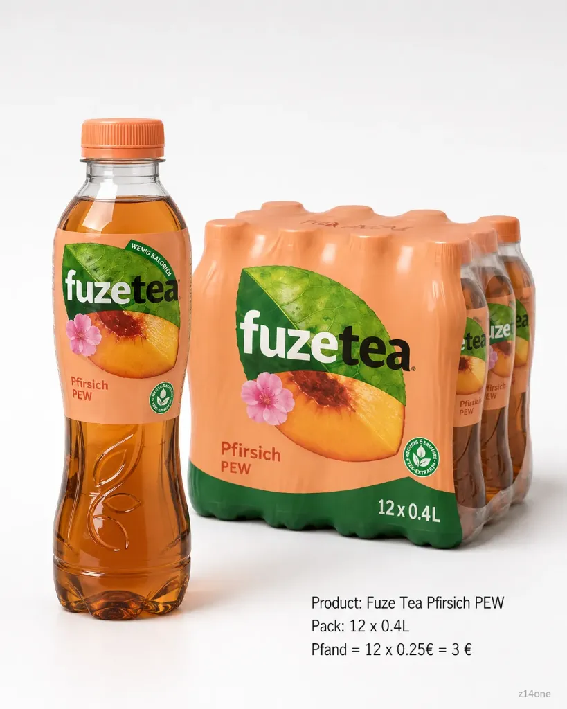 [03-0032] Fuze Tea Pfirsich   PEW ( 12 x 0,4 L )
