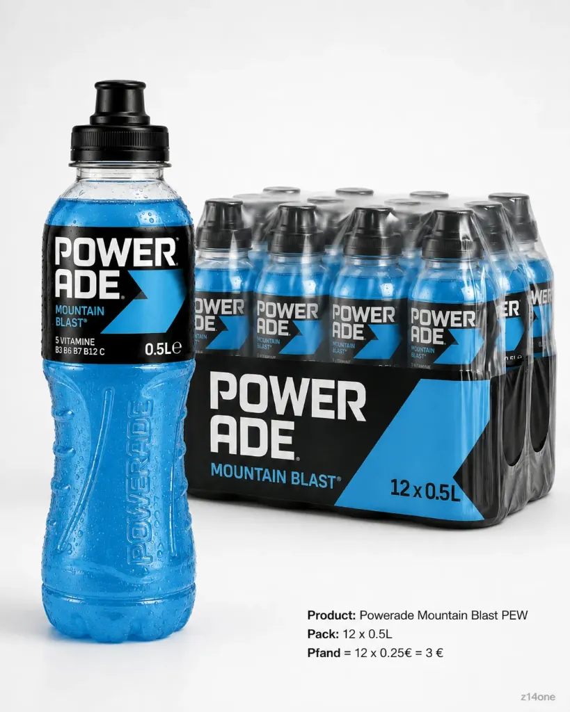 [03-0037] Powerade Mountain Blast   PEW ( 12 x 0,5 L )