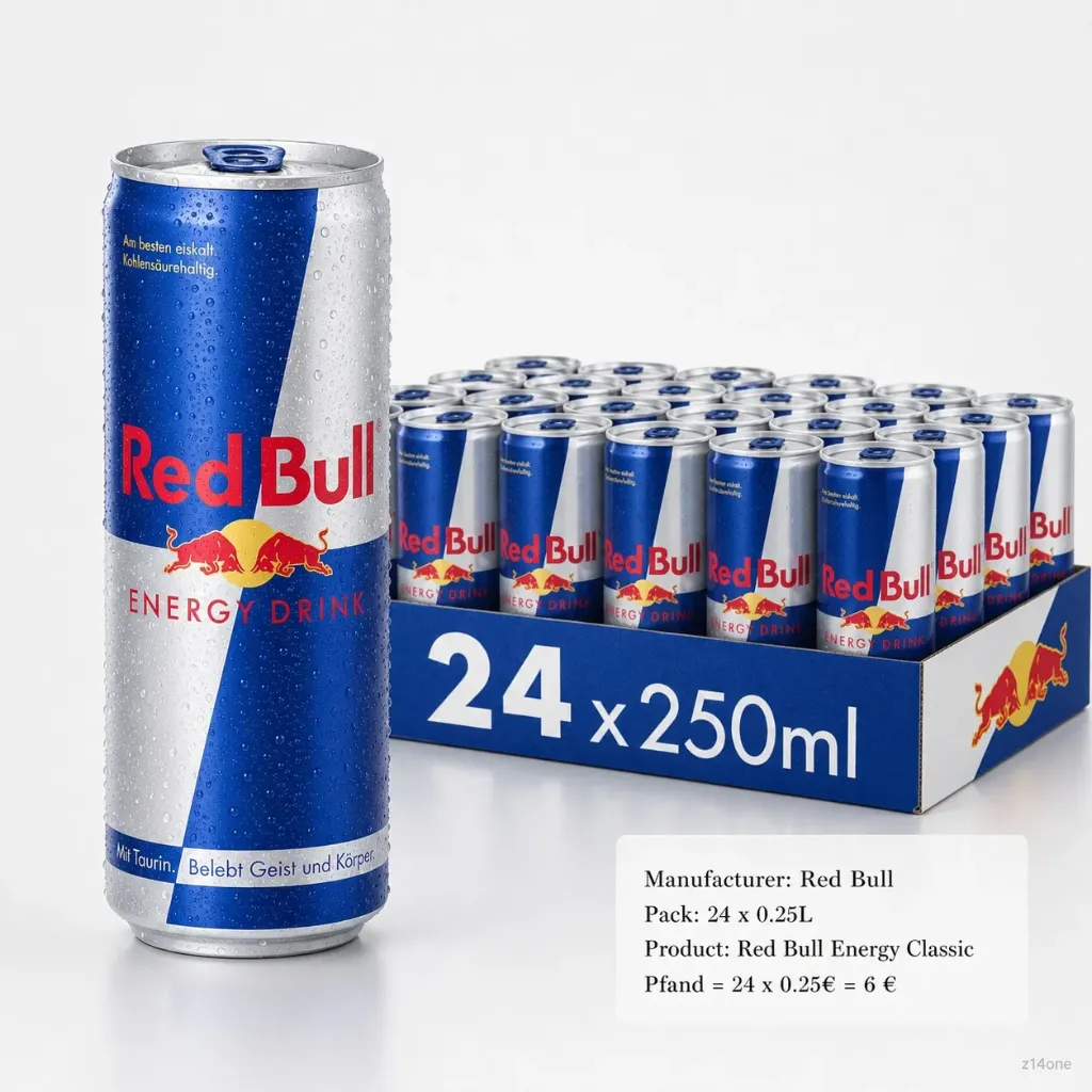[01-0073] Red Bull Energy Classic DOSE ( 24 x 0.25L )