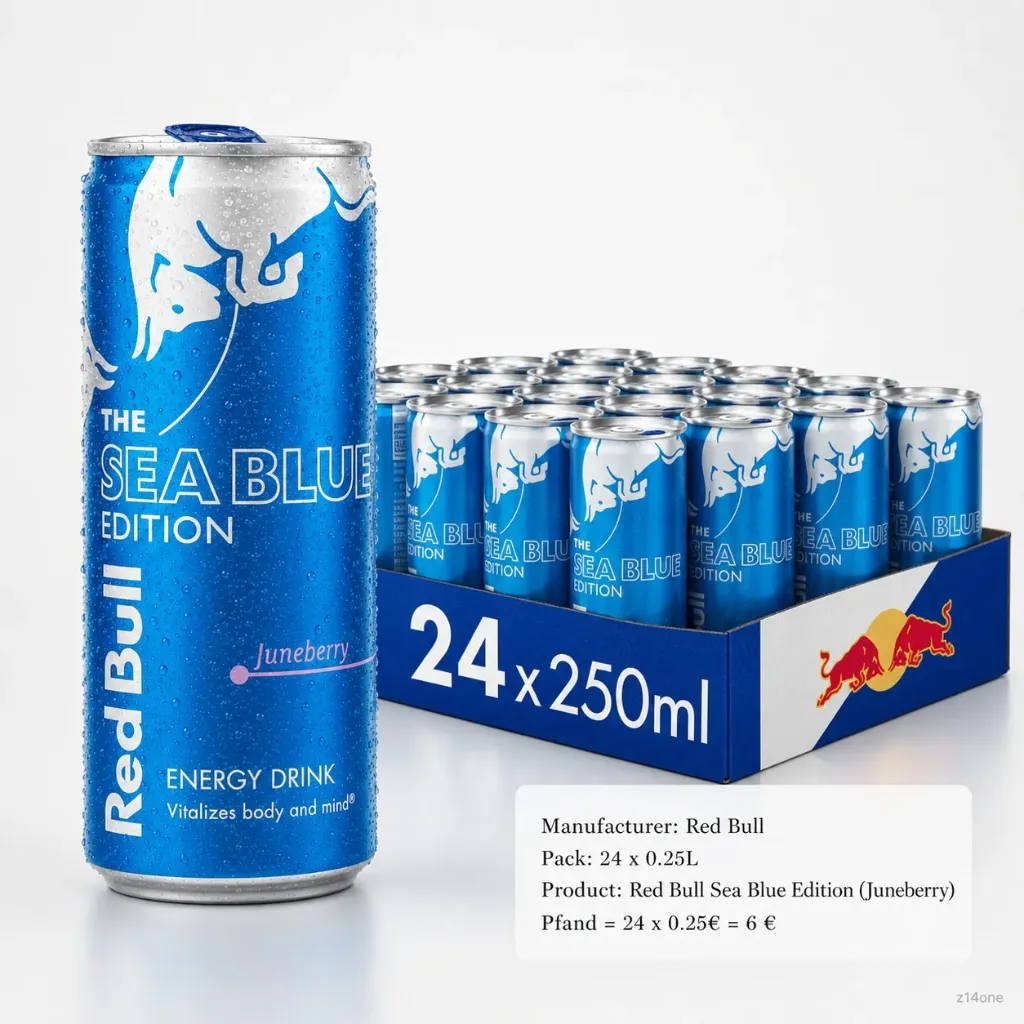 [01-0149] Red Bull Sea Blue (Juneberry) DOSE ( 24 x 0.25L )